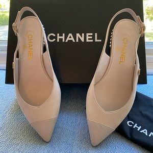 CHANEL sling backs